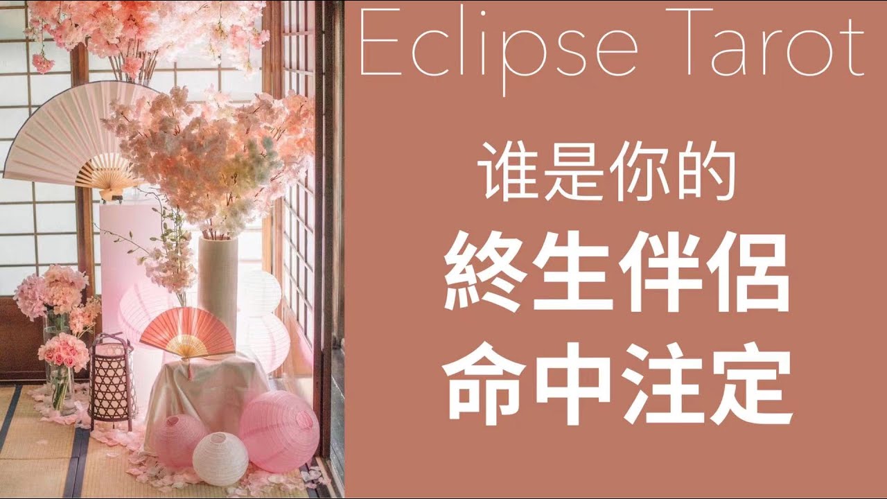 Eclipse 塔羅▪️▫️你的終身伴侶｜結婚對象｜另一半｜老公老婆｜性格外貌特徵 【全面 &細節】你們如何相遇，你們何時相遇   塔羅占卜