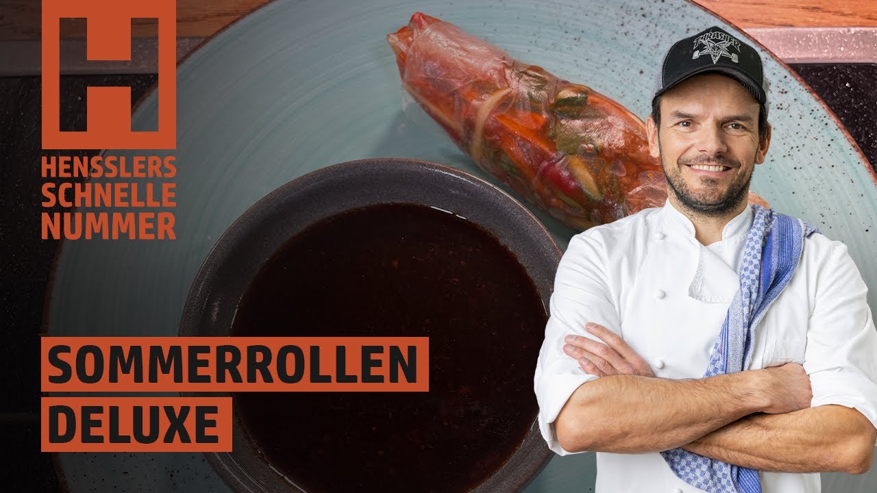 Schnelles Sommerrollen mit gebratenem Rumpsteak Rezept von Steffen Henssler