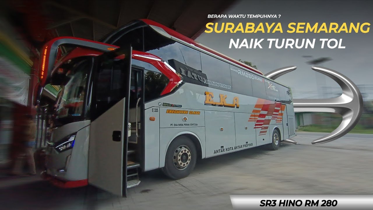 SURABAYA SEMARANG NAIK TURUN TOL APAKAH LAMA ⁉️ Naik bus Eka team Surabaya Bandung