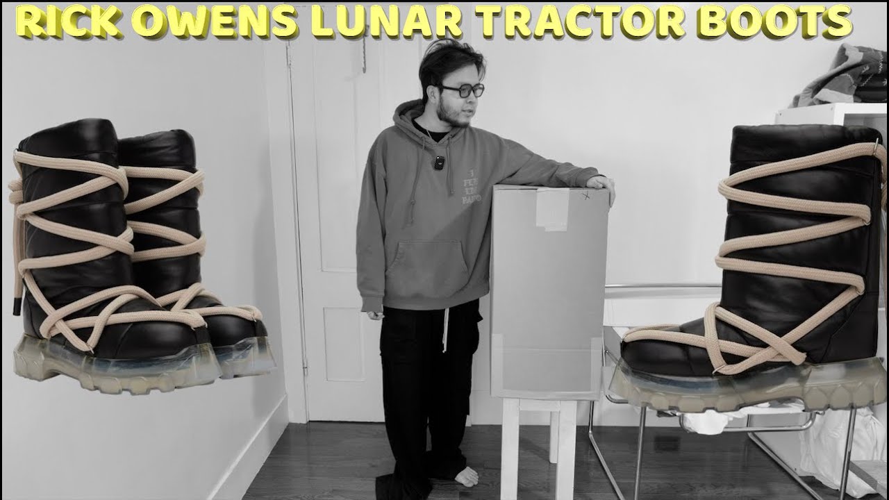 + Ботинки Rick Owens Lunar Tractor Jumbo Laces | Распаковка + TAN MAKASY