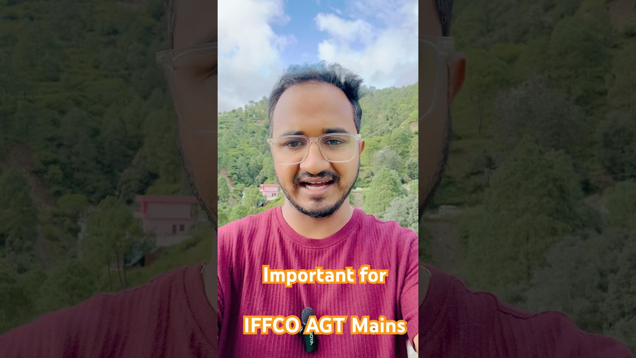 IFFCO AGT Mains !! Important for mains preparation #iffcoagt #iffco #ibpsafo