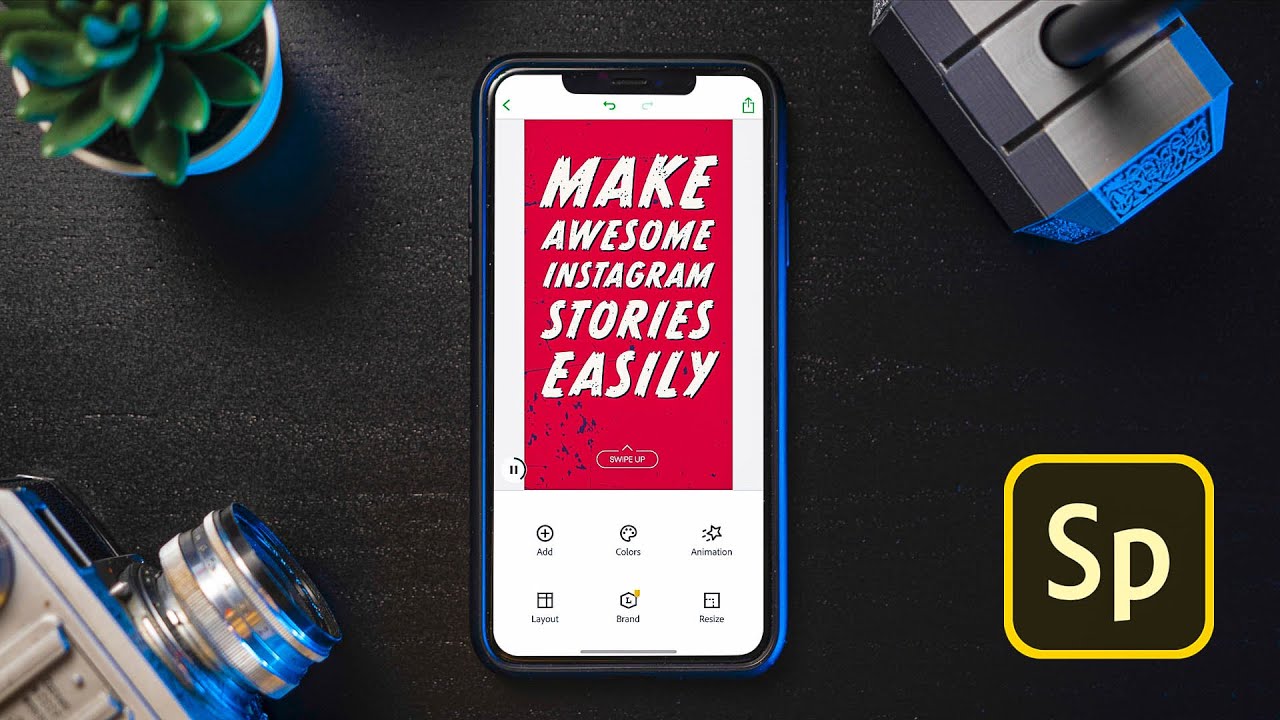 Create Awesome Instagram Stories in a minute with Adobe Spark!