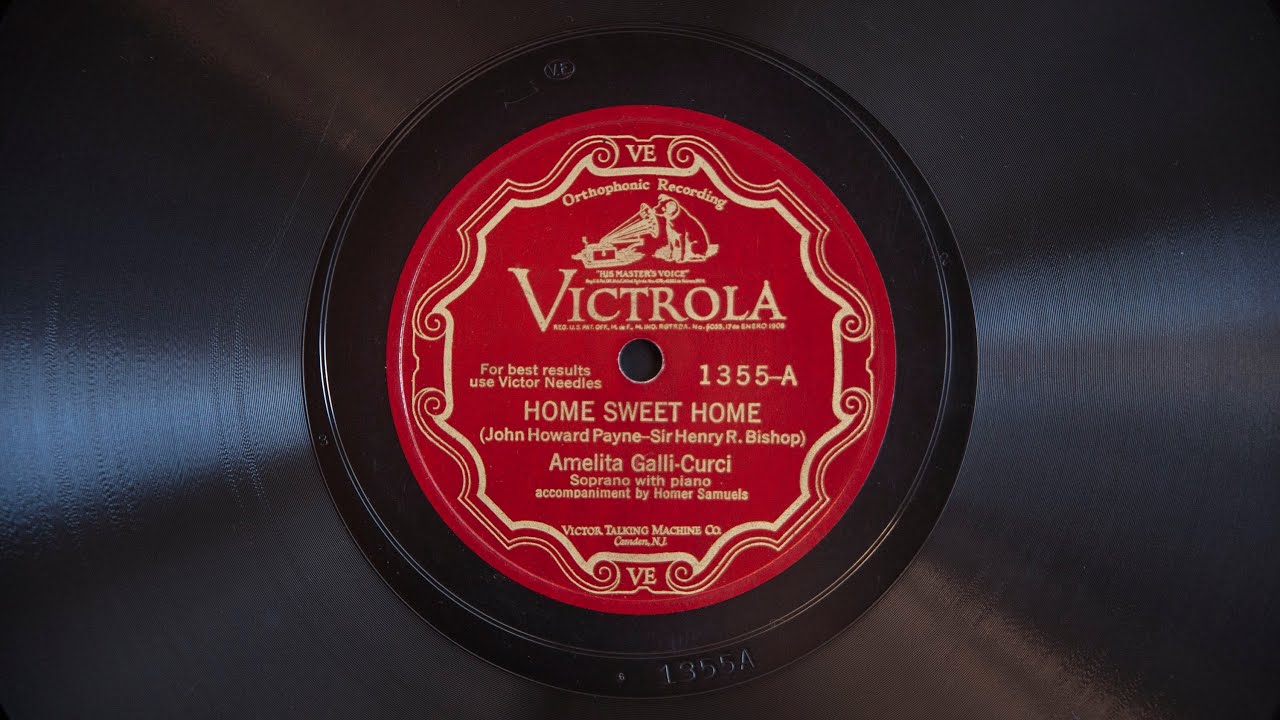 Home Sweet Home • Amelita Galli-Curci (Victrola Credenza)