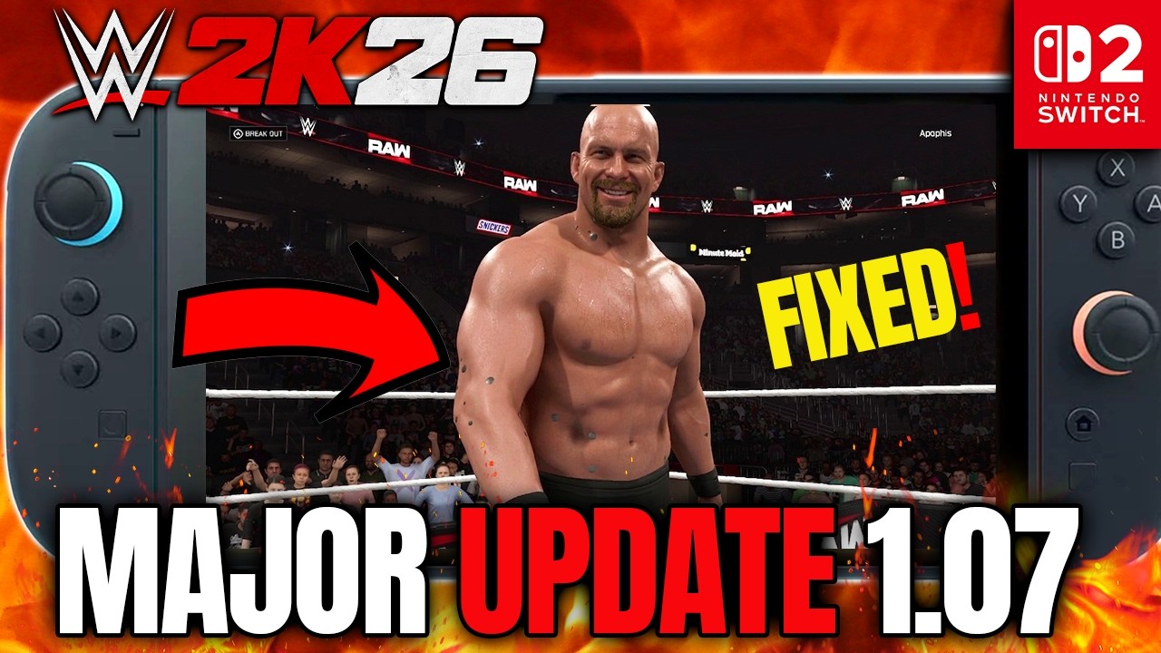 WWE 2K26 On Nintendo Switch 2 Gets MAJOR W UPDATE 1.07