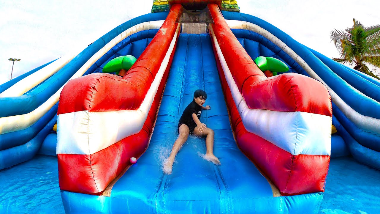 Brincando no Parque Aquático dos Sonhos