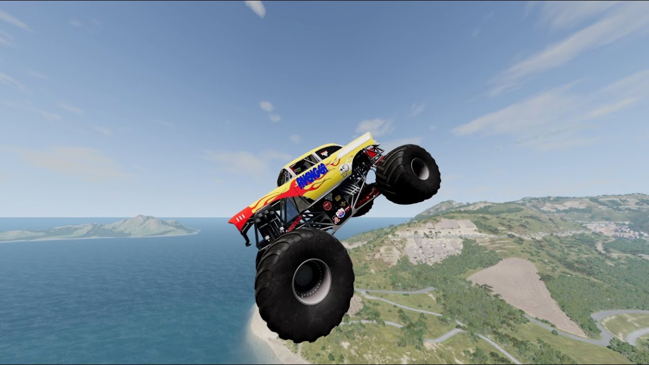 Random Cars Vs Boost Speed Physics Test 100Km/hour #013 - Realistic Speed in BeamNG Drive