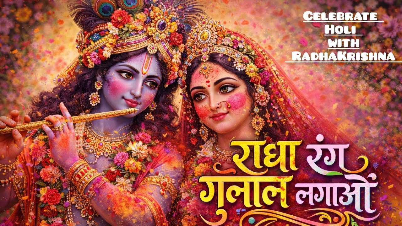 राधा रंग गुलाल लगाओ❤️Holi Song l RadhakrishnaSong#music#krishna#holisongs#trending#viral#holi2026  
