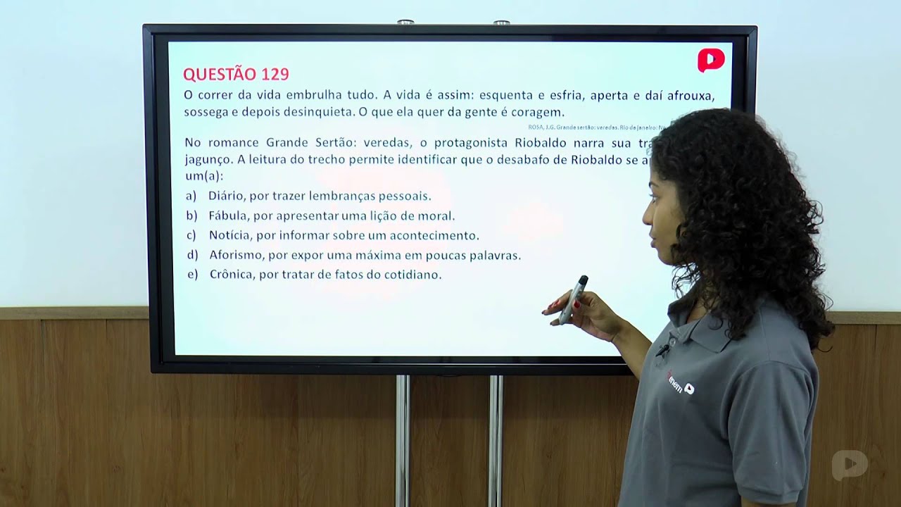 Q.129-ENEM 2014-C&oacute;digos, Linguagens e suas tecnologias (Rosa)