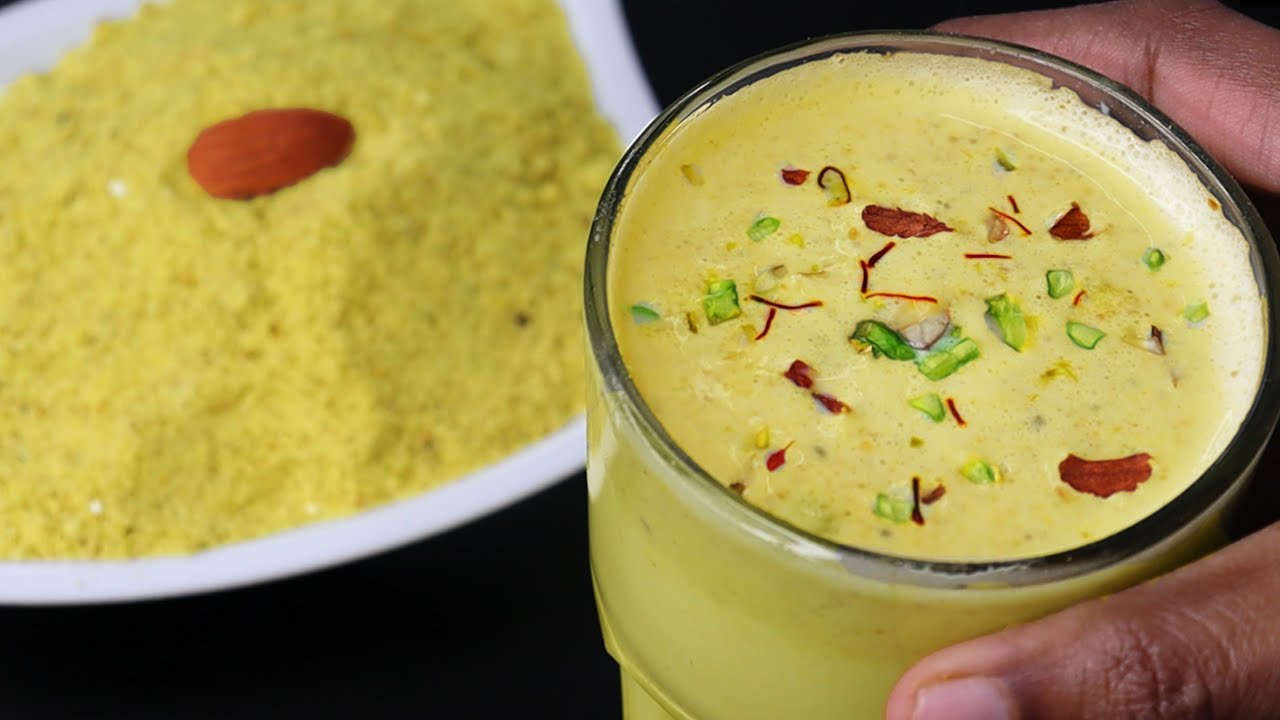பாதாம் மில்க் பவுடர்👌 | Badam Powder Recipe in Tamil | How To Make Badam Powder in Tamil