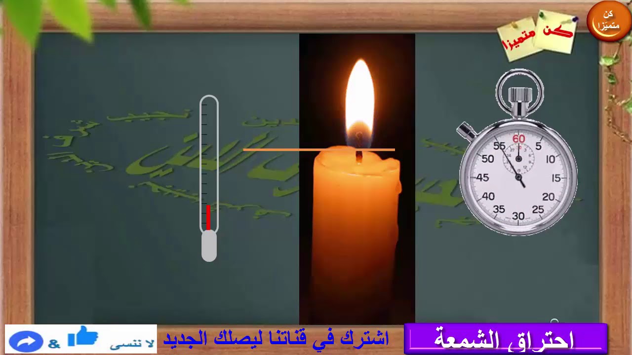 احتراق الشمعة السنة السادسة