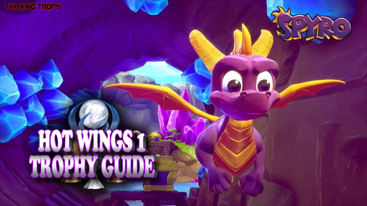 Spyro The Dragon (Reignited) | Hot Wings 1 Trophy / Achievement Guide | All Fairies in Night Flight