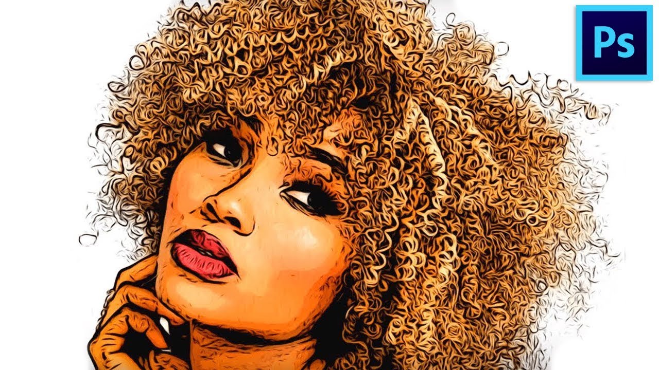 Make ANY Photo Look Like a Cartoon in Photoshop 2025!
