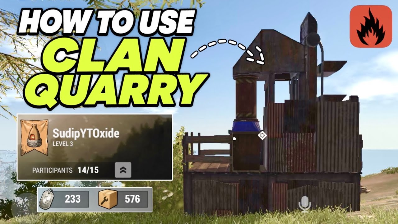 How To Use New Clan MINING QUARRY In Oxide: Survival Island 