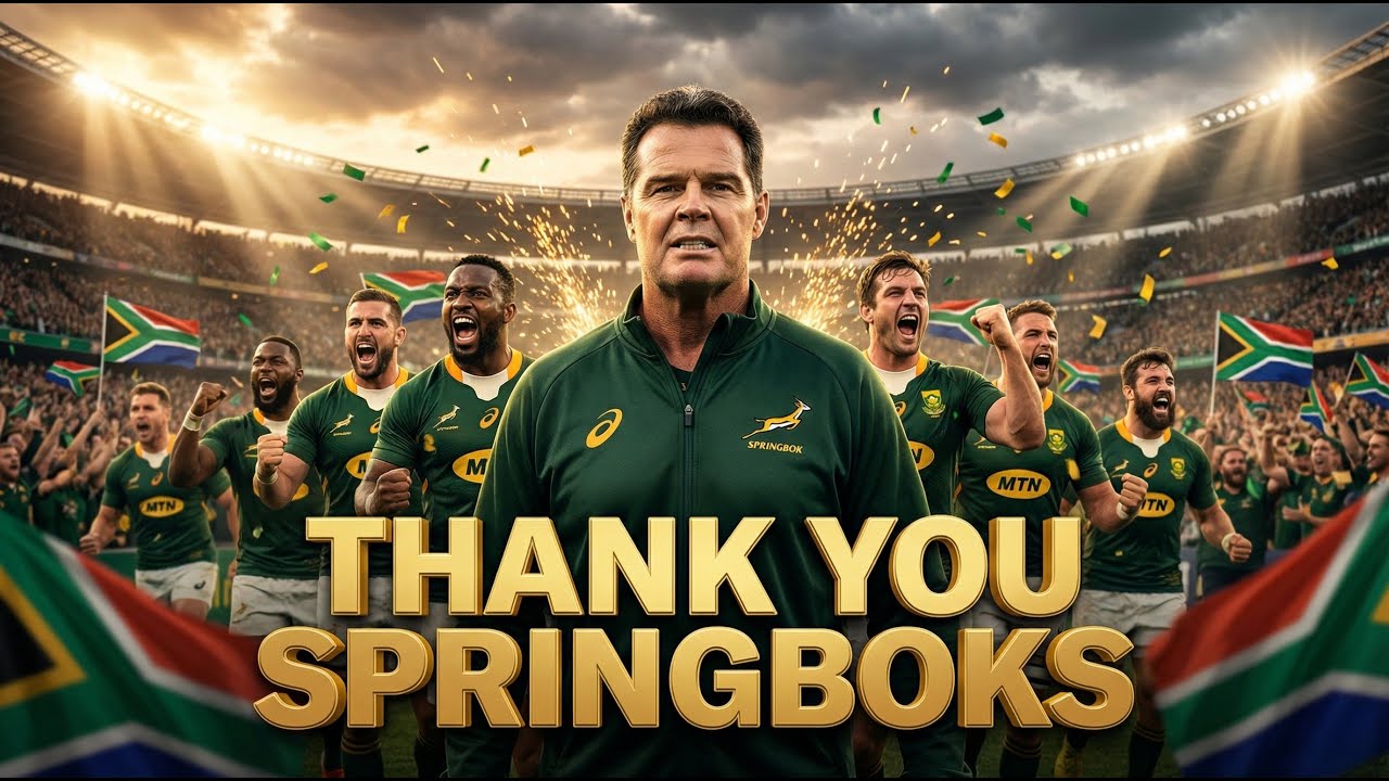 Springboks 2025 Tribute | Thank You Rassie Erasmus | Emotional Anthem