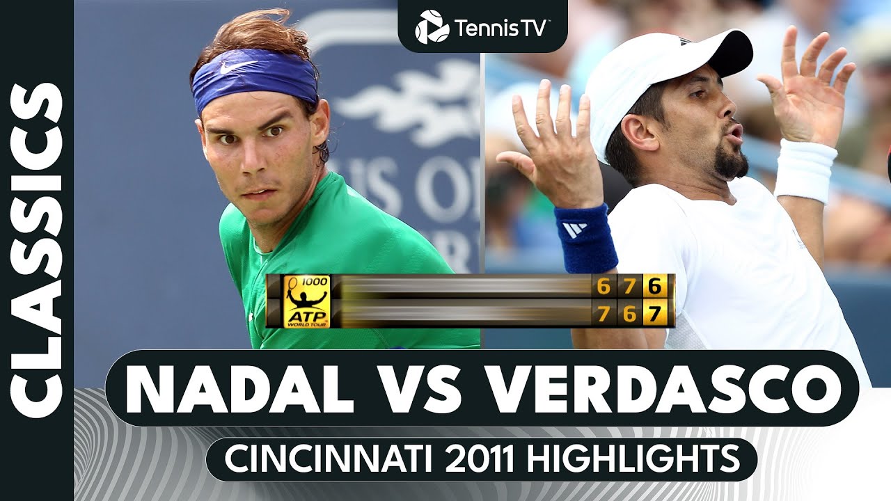 When Rafa Nadal & Fernando Verdasco Went The Distance 🥵 | Cincinnati 2011 Extended Highlights