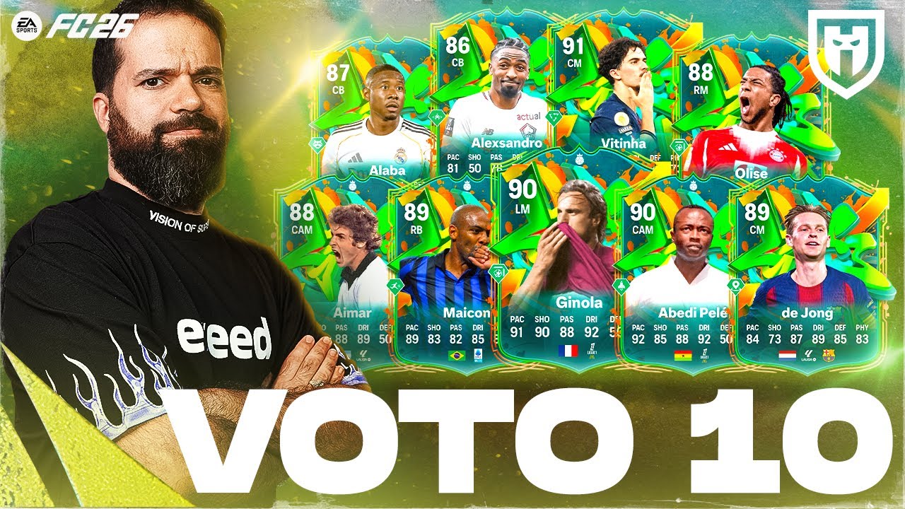IL PRIMO 10 DI FC26 | GINOLA, MAICON, AIMAR, PELE, DE JONG, OLISE E TANTI ALTRI | FC26