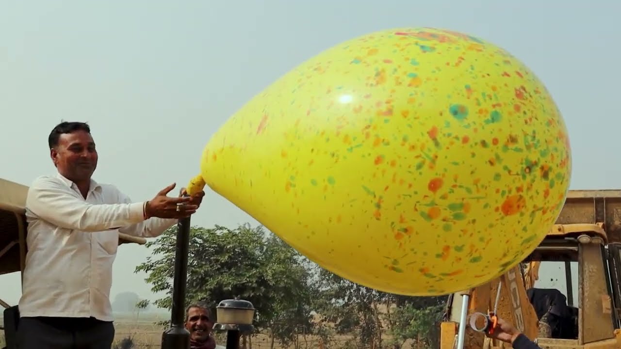 Monster Balloons vs Tractor 🚜 😝😅 Experiment | ये होगा ऐसा नहीं सोचा था ? #experimenthunter