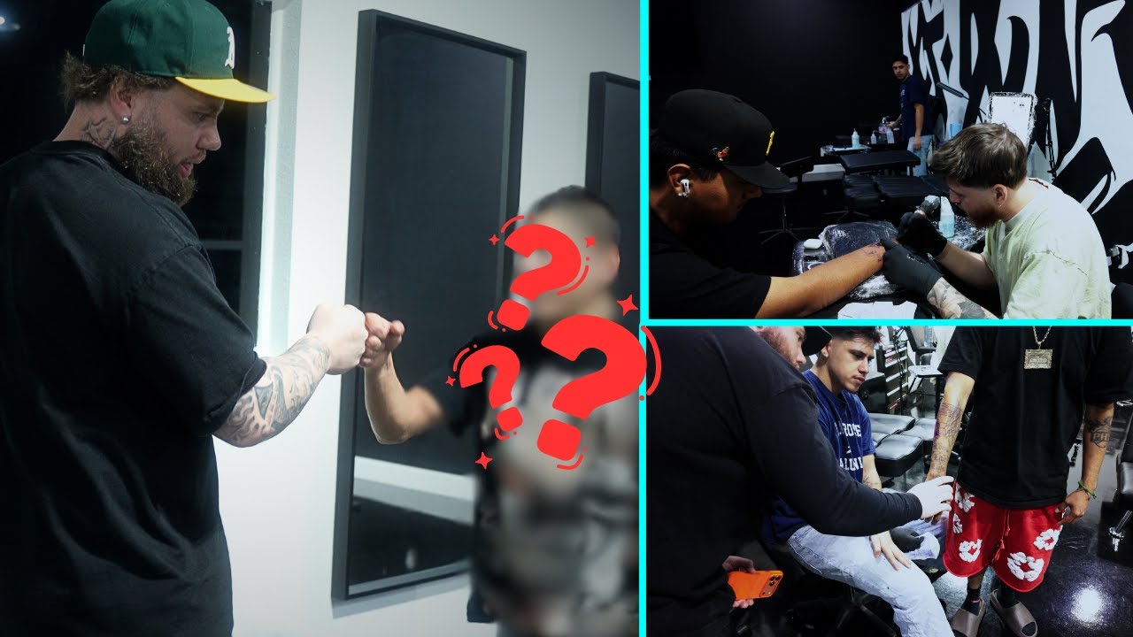 Он проехал 20 часов, чтобы сделать мне татуировку! {День в салоне} VLOG 2