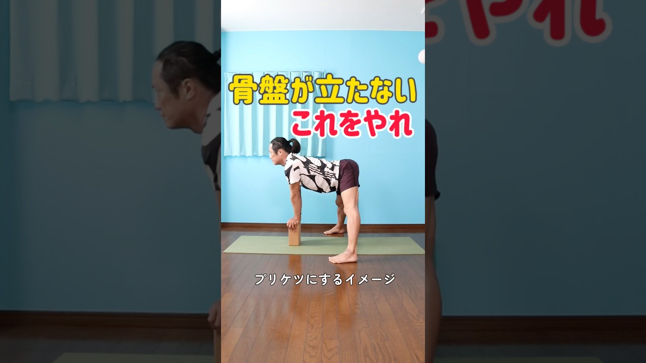骨盤の立て方 #ヨガ #ストレッチ