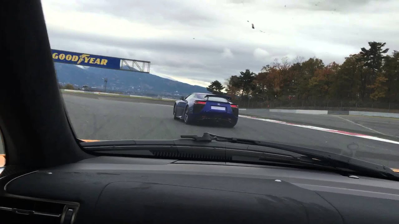 Fuji Speedway Japan inside a Lexus LFA Nurburgring Edition