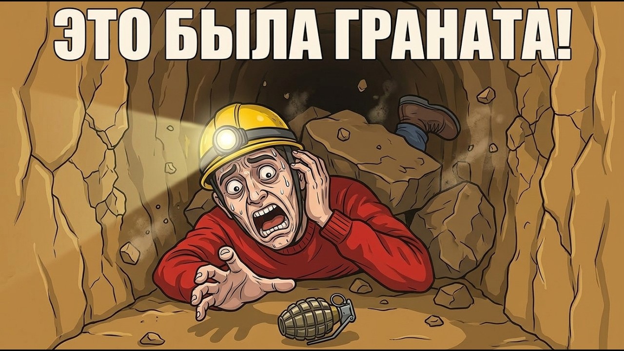 Самая Страшная Ошибка в Пещере — Граната, Темнота и Паника
