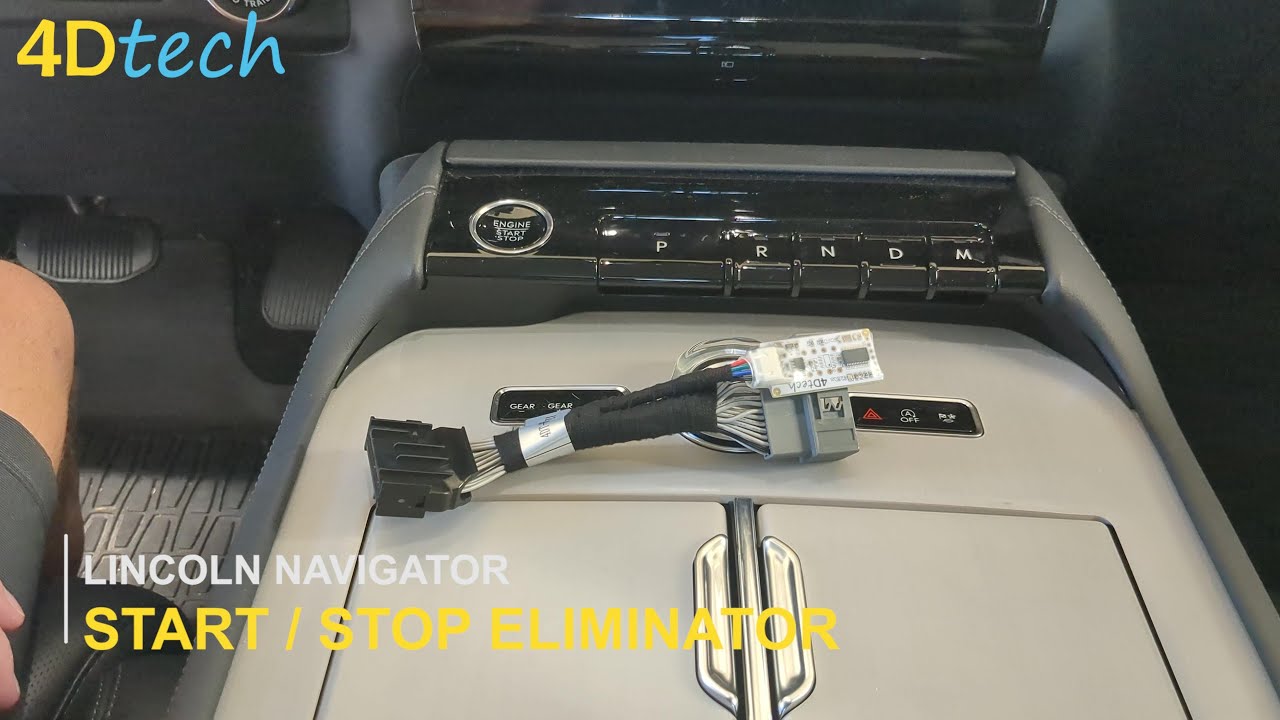 Lincoln Navigator DISABLE Auto Start/Stop Feature - Turn ON and OFF permanently! [2025-2026]