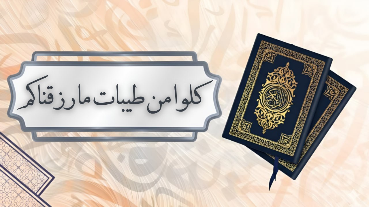 كلوا من طيبات ما رزقناكم