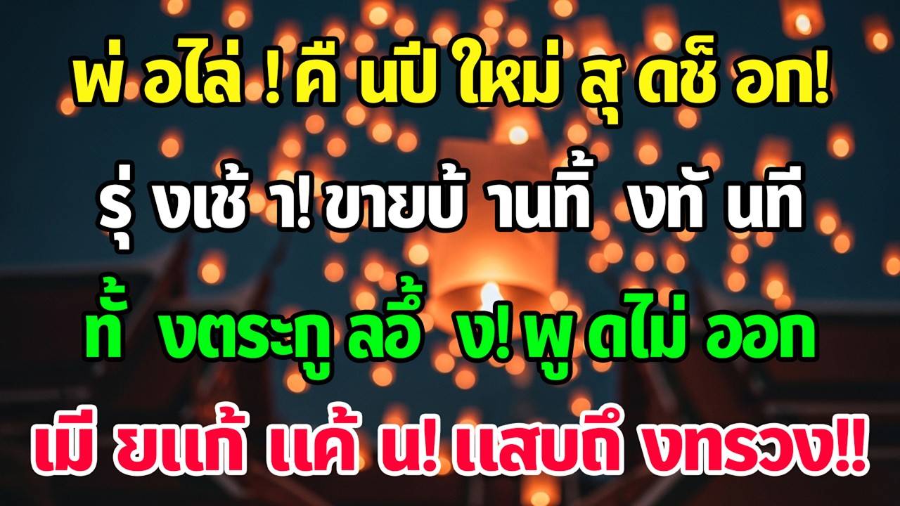 คืนส่งท้ายปีเก่า พ่อสามีไล่ฉันกลับบ้านพ่อแม่ แต่วันปีใหม่ฉันประกาศขายบ้านจนทั้งบ้านช็อก