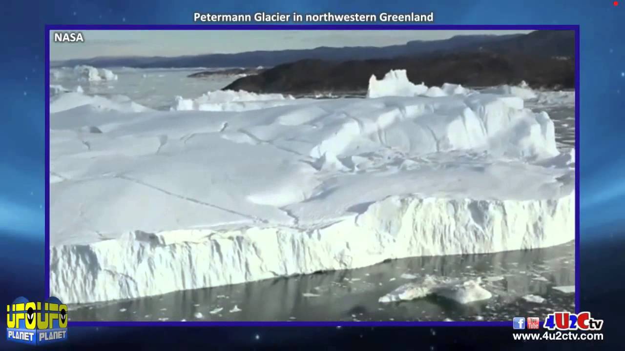 Footage from the Upsala Glacier and the Peterman Glacier.