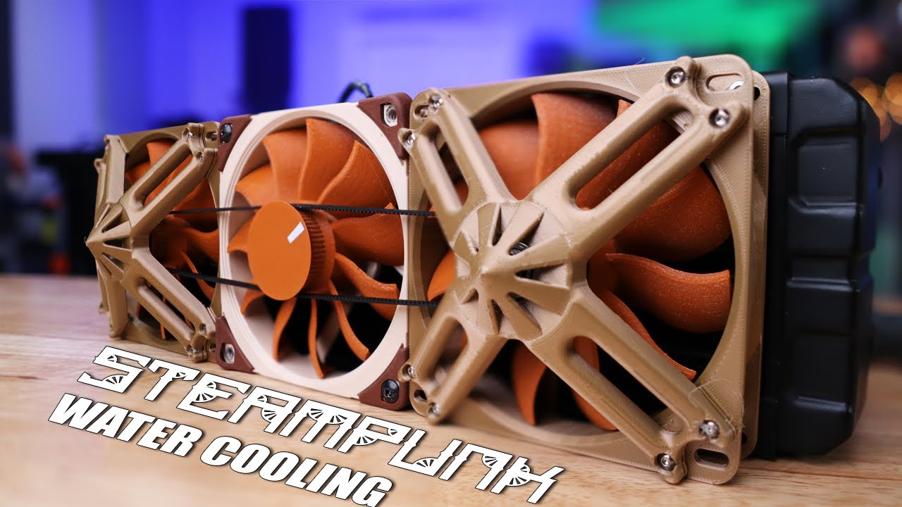 I Turned One Fan Into Three | Steampunk Water Cooling