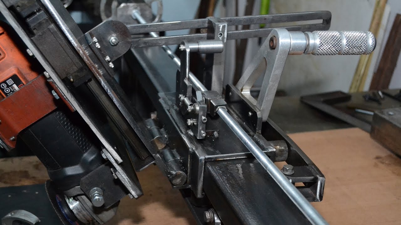 Sliding Angle Grinder Stand #Add Safety Clutch for Screw drives.