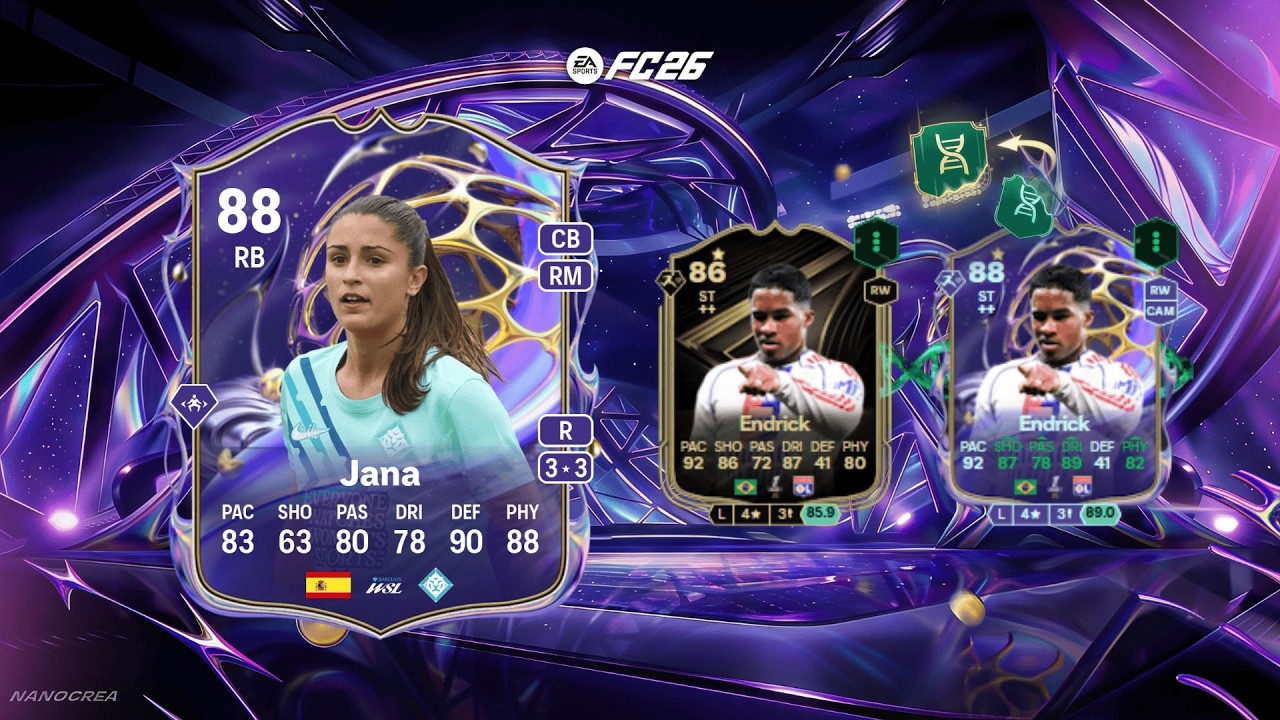 EVO PARA O ENDRICK INSANO DE GRAÇA + JANA 88 EM DME, CONTEÚDO TÁ MELHORANDO!🔥- EAFC 26 ULTIMATE TEAM