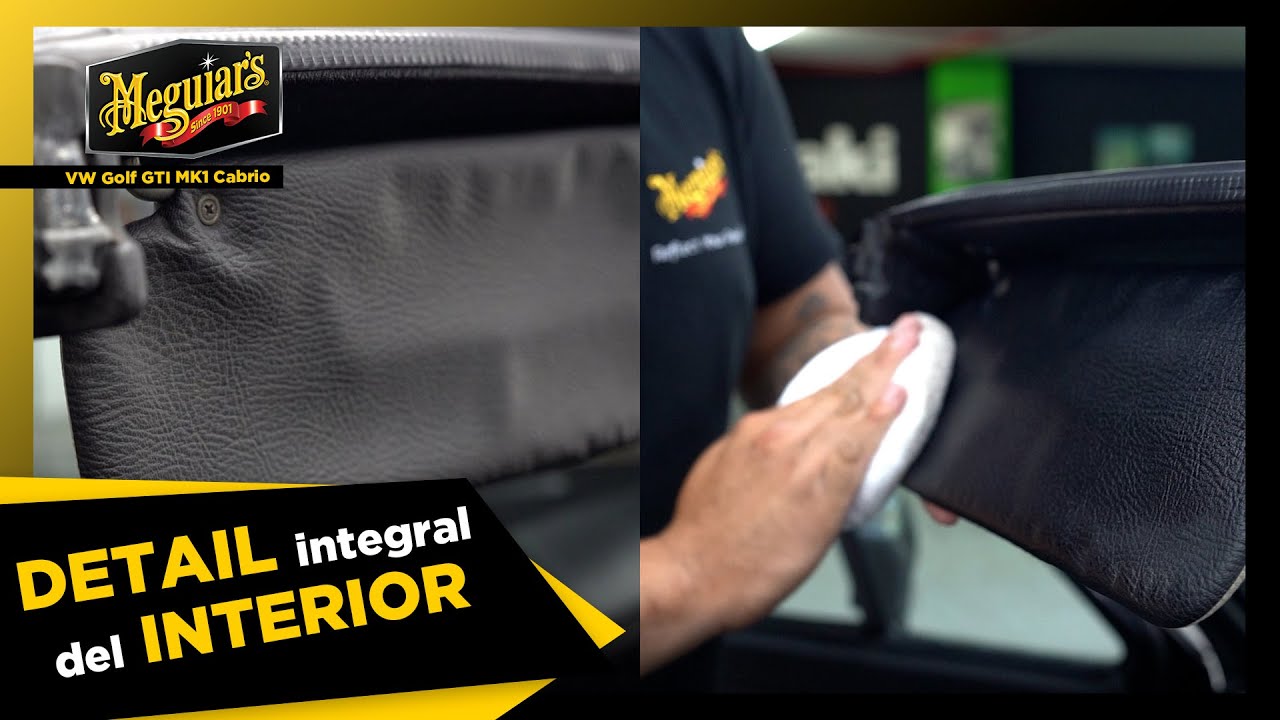 Full INTERIOR DETAIL. Cómo limpiar/hidratar/proteger el interior de un clásico Golf GTI MK1 Cabrio