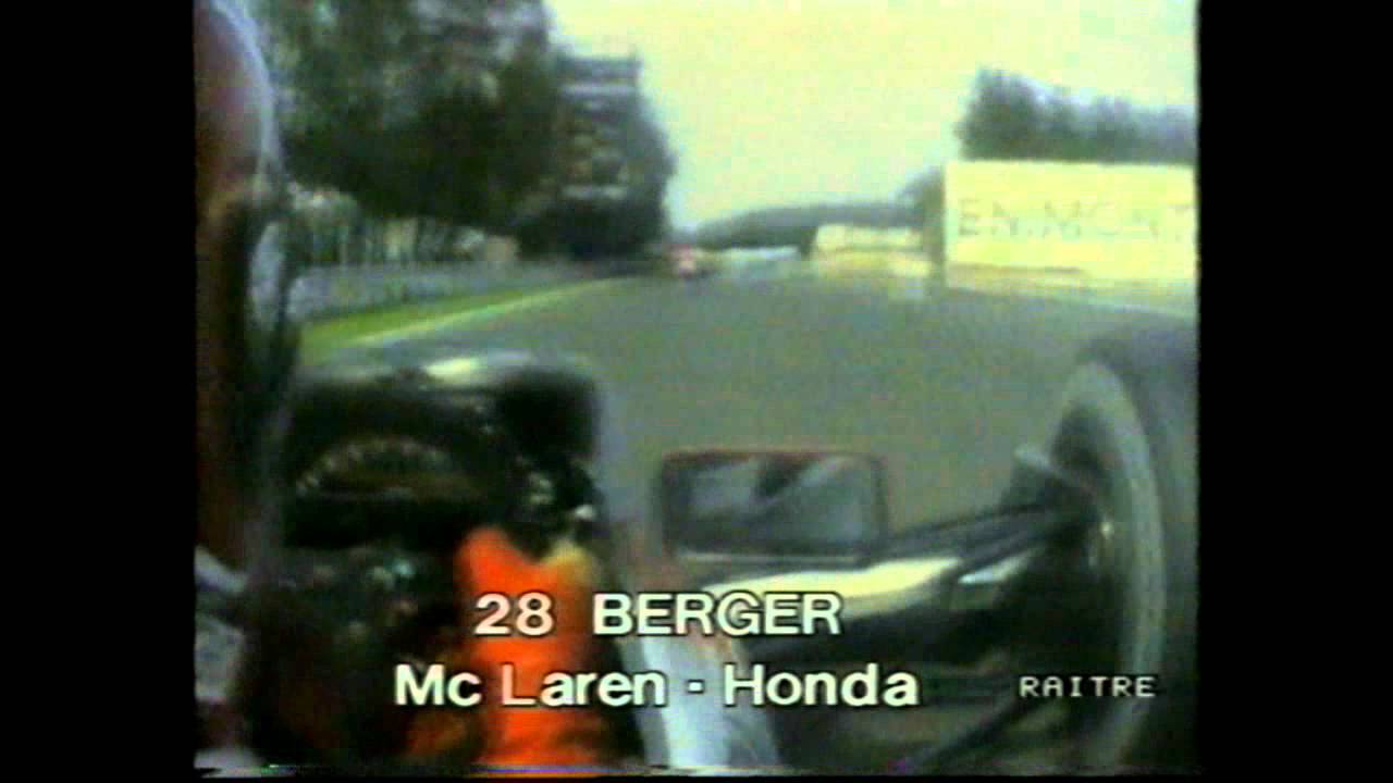 25 min Berger on board McLaren chasing Senna Monza 1990 #senna #f1 #formula1 @machntravel