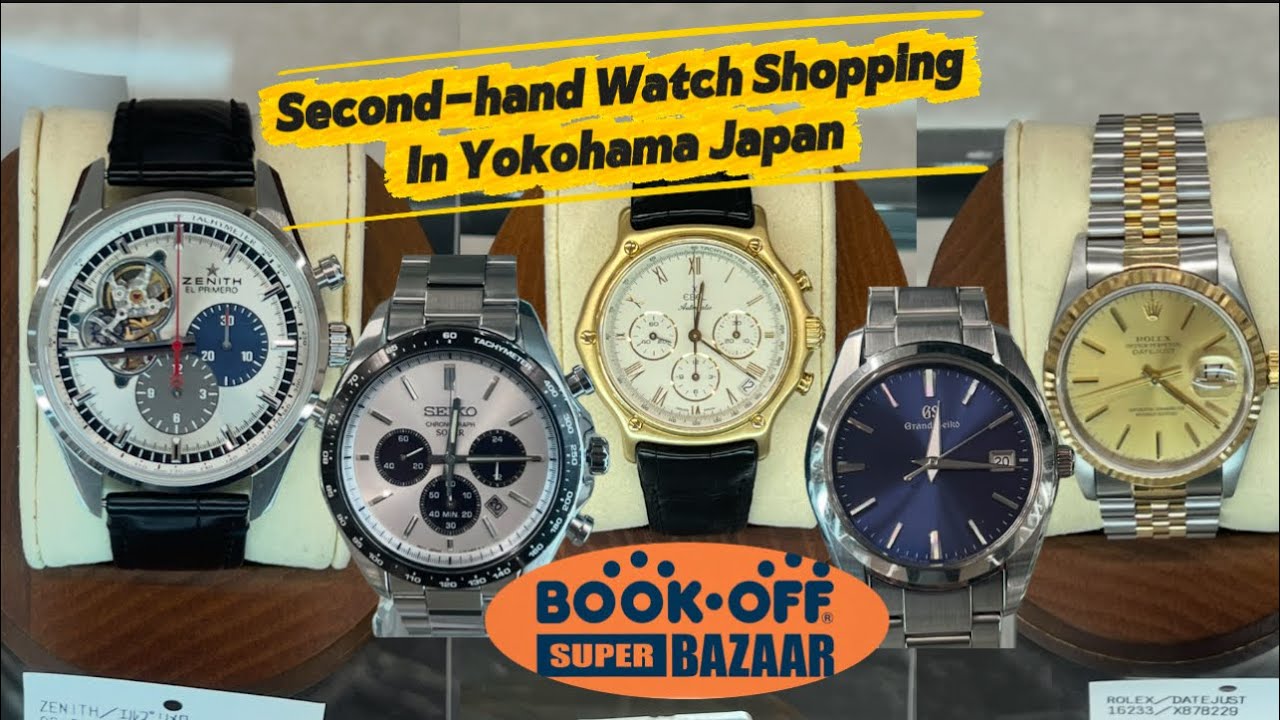 Rolex, Seiko, Citizen & More! BOOKOFF SUPER BAZAAR Tsunashima Watch Guide