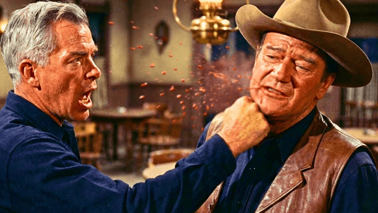 When Lee Marvin Saw Real Bl*od on John Wayne, Wayne's Two Words Made Him a Legend