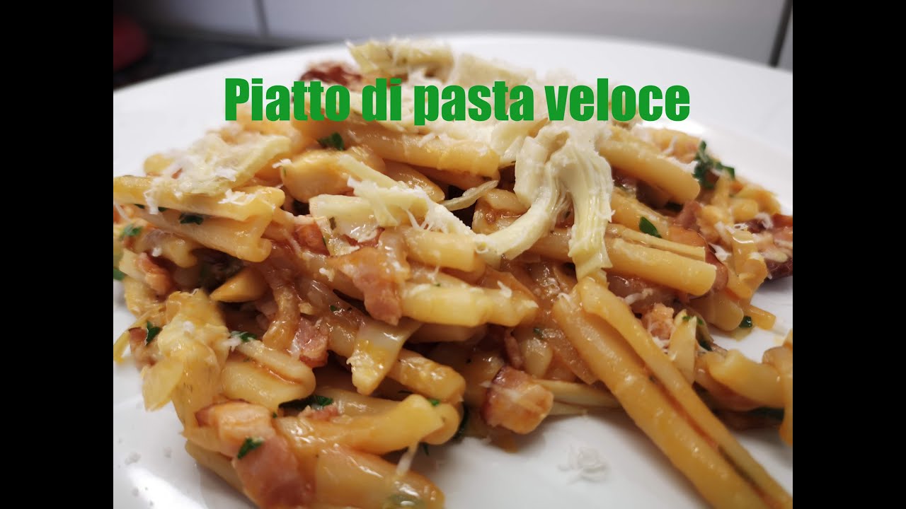 Piatto di pasta veloce