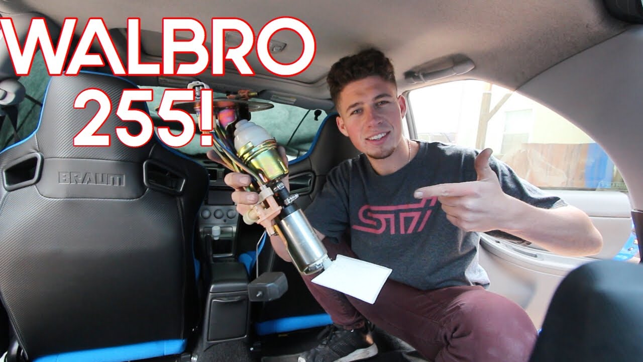 УСТАНОВКА ТОПЛИВНОГО НАСОСА WALBRO 255 ​​НА МОЙ WRX!