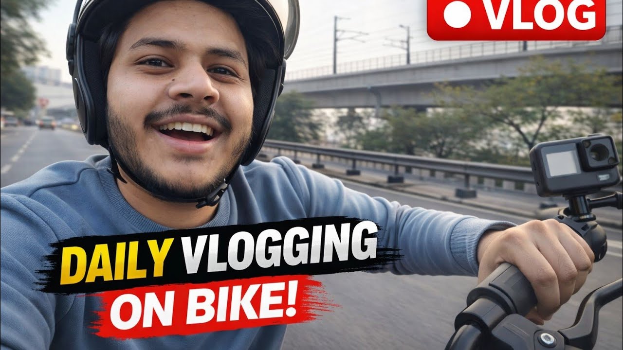 Daily Vlogging on bike ❤️ #vlog #trending 