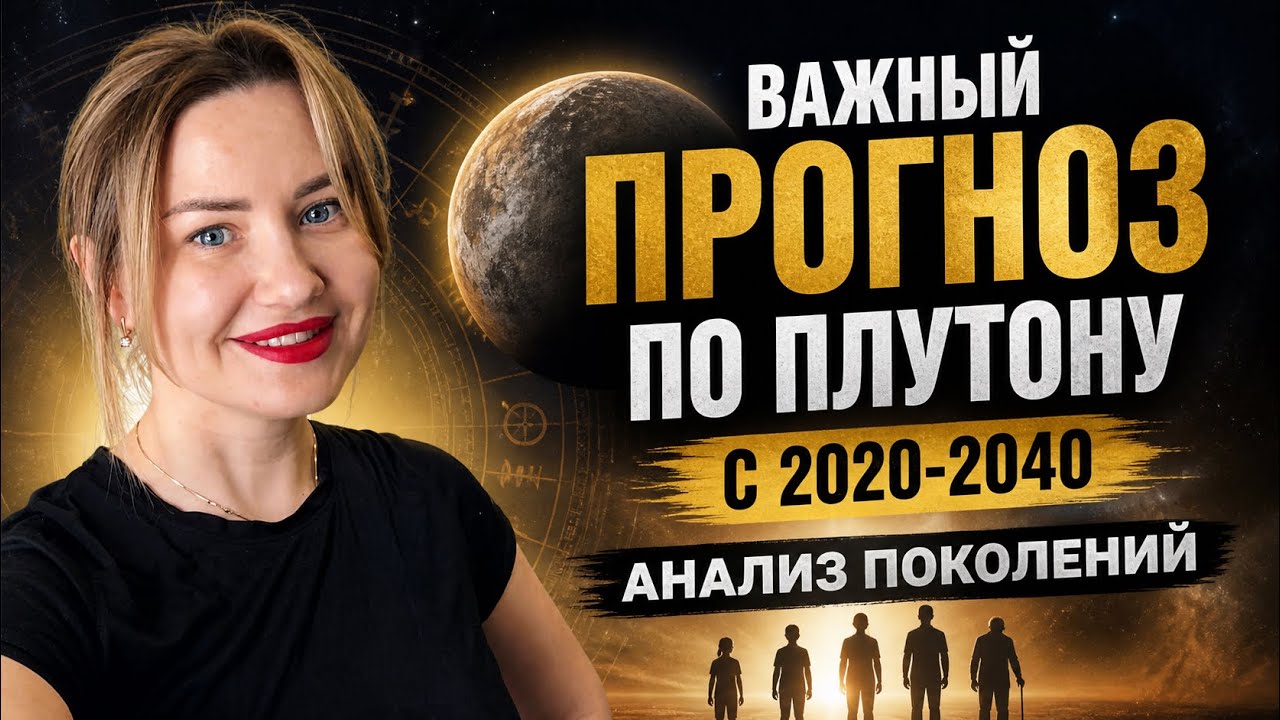 ПРОГНОЗ ПО ПЛУТОНУ С 2020 ПО 2040 ГОД И КАК МЕНЯЛИСЬ ЛЮДИ 1969-2040