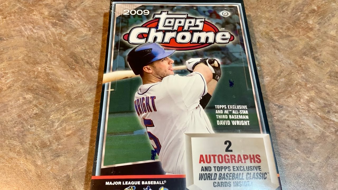 ОТКРЫТИЕ КОРОБКИ С БЕЙСБОЛЬНЫМИ КАРТОЧКАМИ TOPPS CHROME 2009 ГОДА! (2 автографа!)