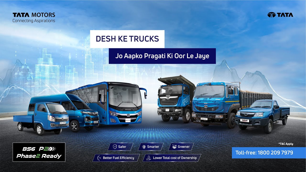 Tata Motors Commercial Vehicles | BS6 Phase 2 Ready | #DeshKeTrucks