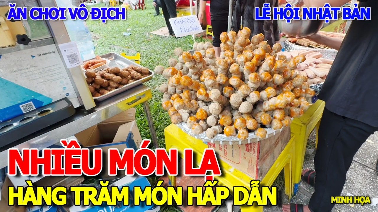 HÀNG TRĂM MÓN ĂN LẠ MẮT NHÌN HẤP DẪN - SÀI GÒN ĂN CHƠI VÔ ĐỊCH KHẮP NƠI - MÚA VÉ LỄ HỘI 500 MÓN ĂN