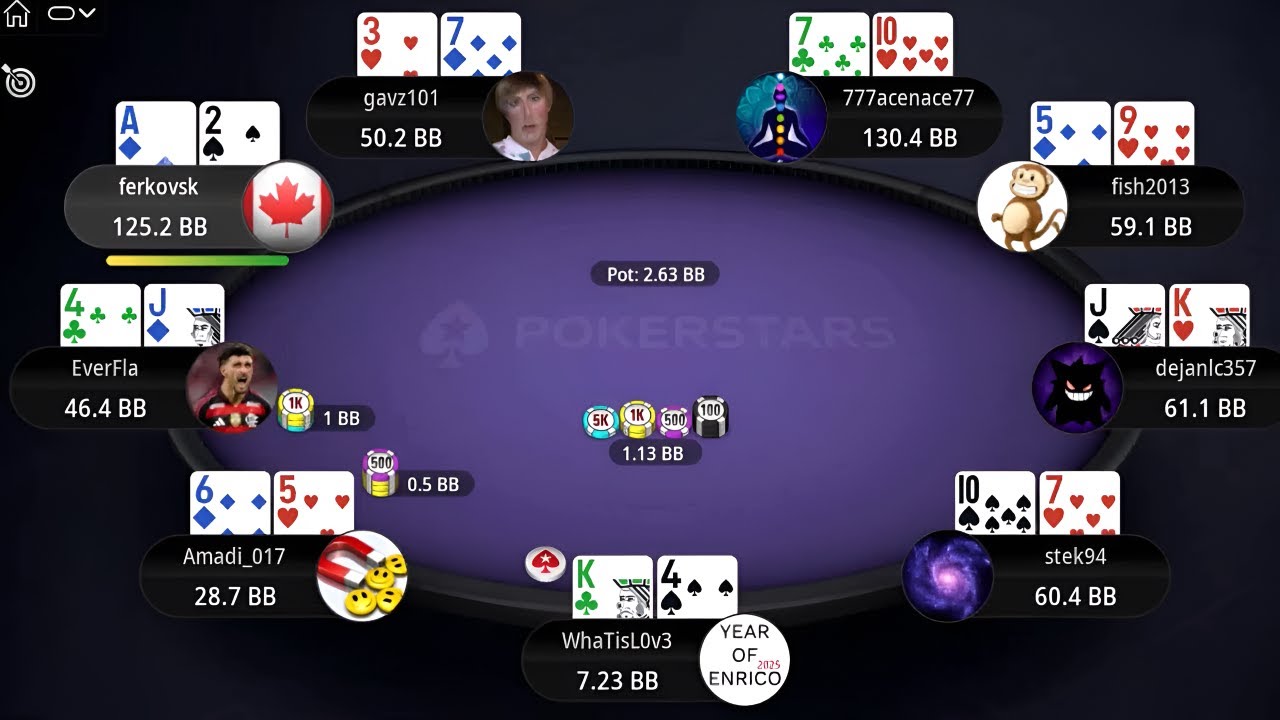 $5,200 Titans Event Amadi_017 | fish2013 | gavz101 - Final Table Replay (New Year Series 77)