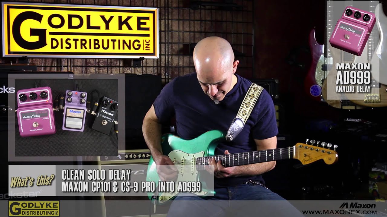 GODLYKE PIMPIN' PEDALS - BEST ANALOG DELAY - MAXON AD999