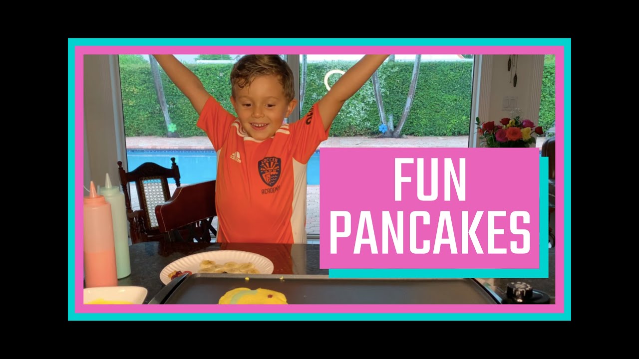 FUN PANCAKES by Miami Family Life! Learning to Cook Magic Color Pancakes with sister 🥞 (Mom Hands)