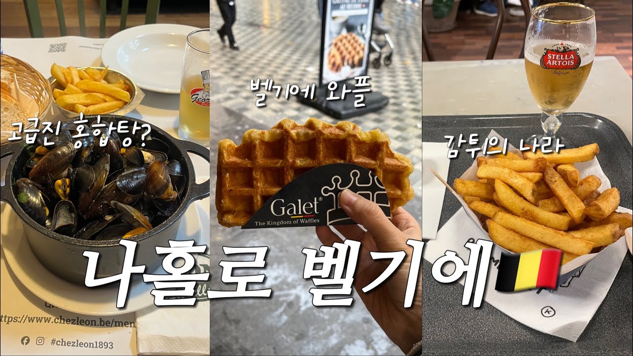 결혼 6년 만에 첫 나홀로 여행, 브뤼셀 1박 2일, 와플, 감튀, 맥주의 나라🧇🍟🍺