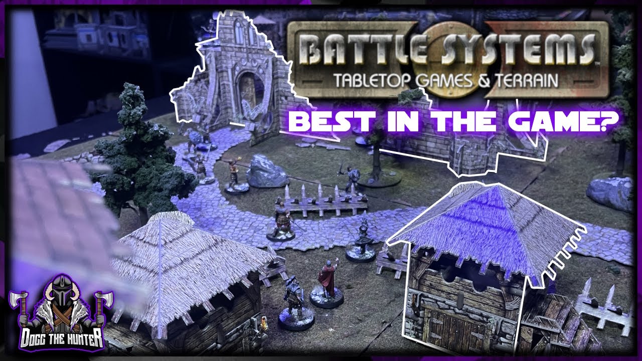 Обзор/распаковка Battle Systems Terrain: выведите свое фэнтезийное поле боя на новый уровень!