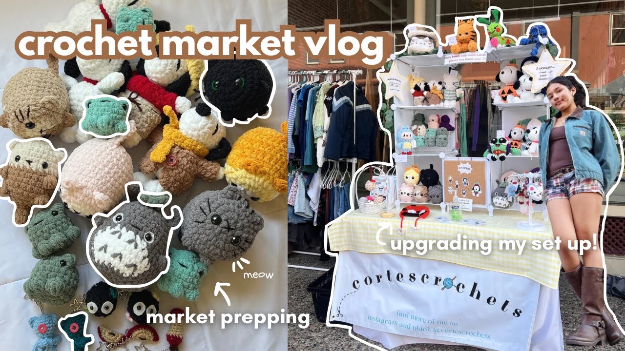 мой первый осенний рынок 🧺🍂🧸 новая обстановка 👀 Инвентарь ✨ результаты 🌟 подготовка к рынку вязан...