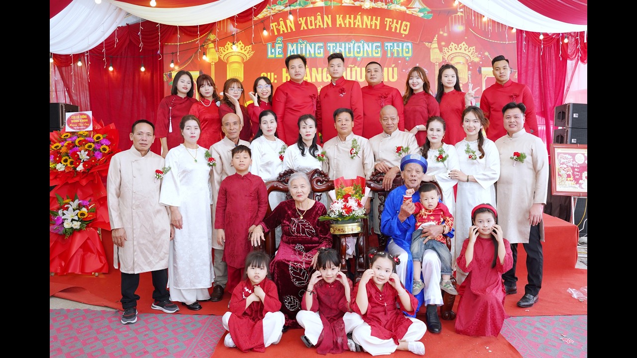 Lễ Mừng Thọ Cụ Hoàng Hữu Thú Tuổi Vàng 80